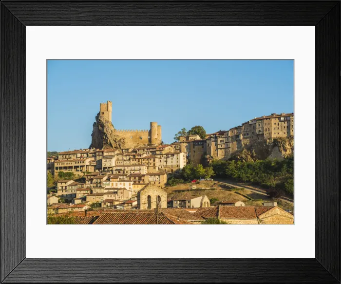 Framed Print : Spain, Castile and Leon, Frias. The 12th-century Frias castle overlooking the Ebro river Framed Print : Spain, Castile and Leon, Frias. The 12th-century Frias castle overlooking the Ebro river