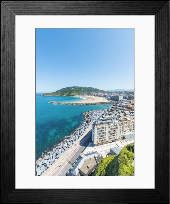 Framed Print : Spain, Basque Country, San Sebastian (Donostia) Framed Print : Spain, Basque Country, San Sebastian (Donostia)