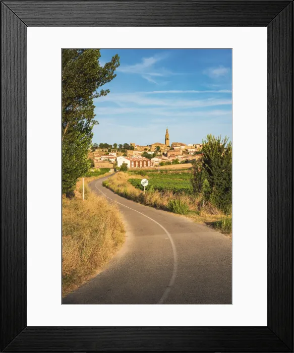 Framed Print : Briones, La Rioja, Spain