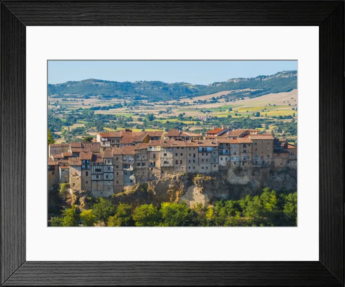 Framed Print : Spain, Castile and Leon, Frias. It is considered the smallest city in Spain Framed Print : Spain, Castile and Leon, Frias. It is considered the smallest city in Spain