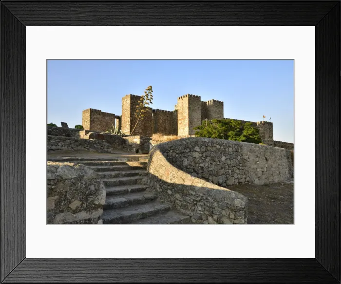 Framed Print : The castle of Trujillo dating back to the 9th-12th centuries stands at the highest Framed Print : The castle of Trujillo dating back to the 9th-12th centuries stands at the highest