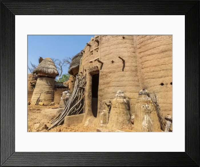 Framed Print : Africa, Togo. Koutammakou, Tamberma people Framed Print : Africa, Togo. Koutammakou, Tamberma people