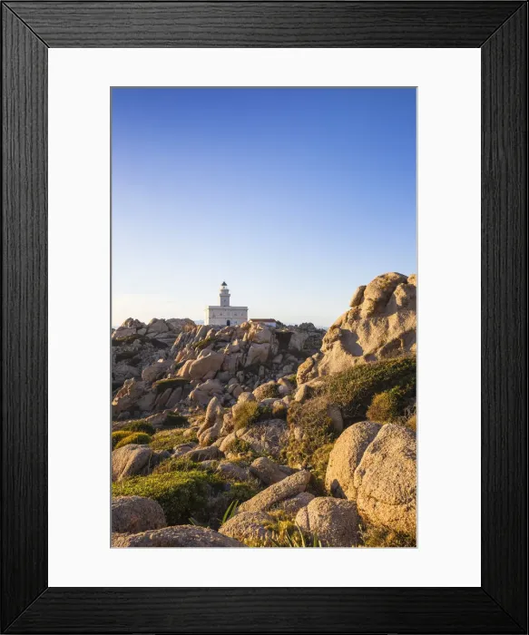 Framed Print : Italy, Sardinia, Santa Teresa Gallura, Lighthouse at Capo Testa Framed Print : Italy, Sardinia, Santa Teresa Gallura, Lighthouse at Capo Testa