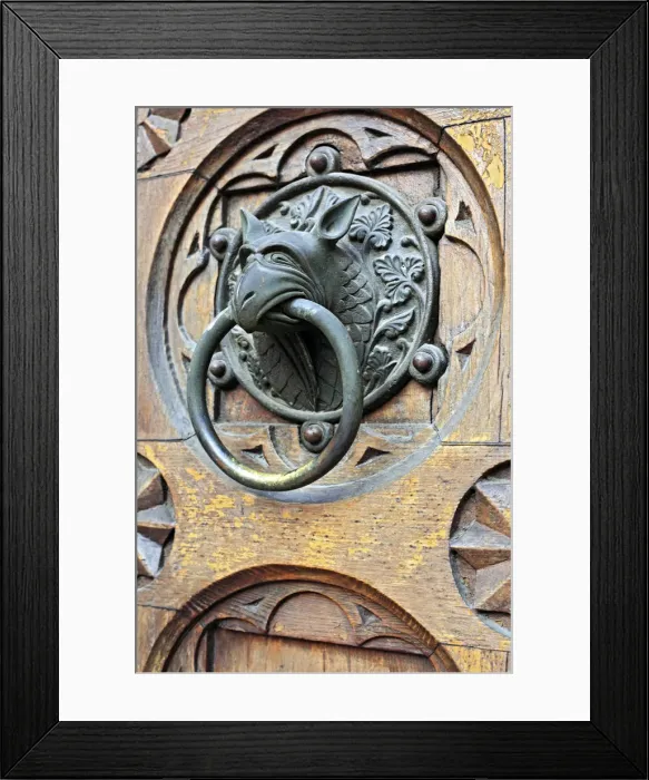Framed Print : Door in cathedral, Trento, Trentino-Alto Adige, Italy Framed Print : Door in cathedral, Trento, Trentino-Alto Adige, Italy