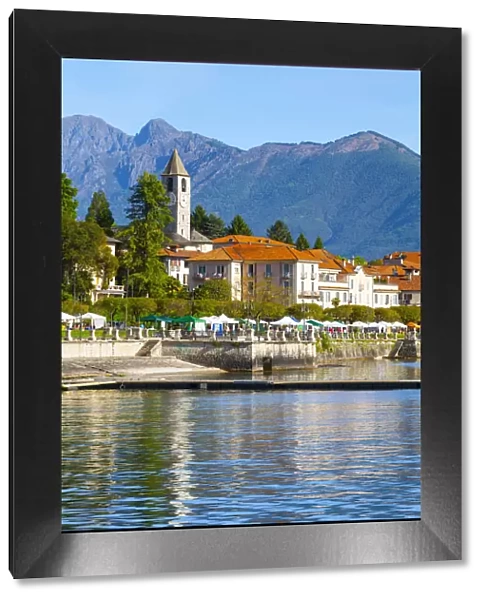 The idyllic lakeside village of Baveno, Lake Maggiore, Piedmont, Italy