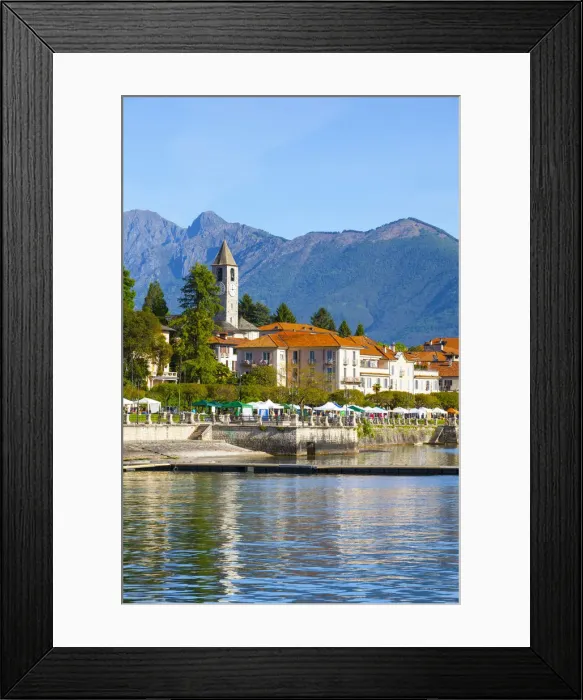 Framed Print : The idyllic lakeside village of Baveno, Lake Maggiore, Piedmont, Italy Framed Print : The idyllic lakeside village of Baveno, Lake Maggiore, Piedmont, Italy