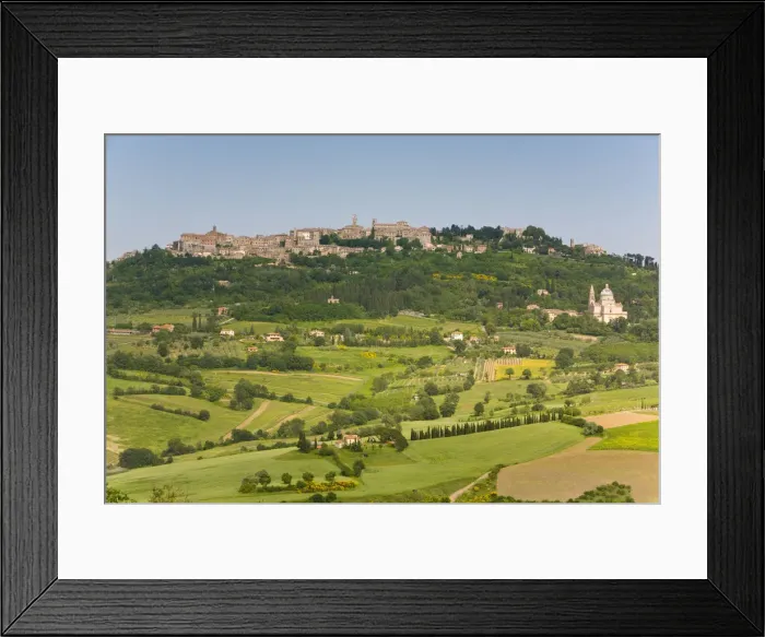 Framed Print : Montepulciano, Tuscany, Italy Framed Print : Montepulciano, Tuscany, Italy