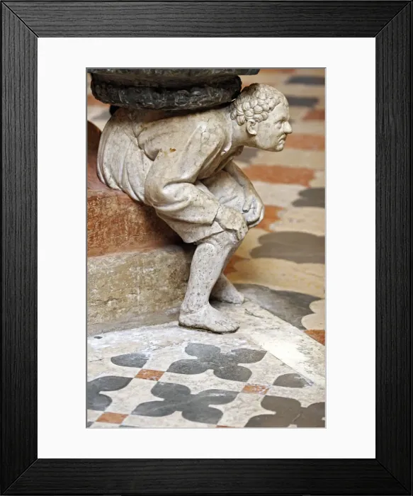 Framed Print : The hunchback, (by Gabriele Caliari), Church Santa Anastasia, Verona, Veneto, Italy Framed Print : The hunchback, (by Gabriele Caliari), Church Santa Anastasia, Verona, Veneto, Italy
