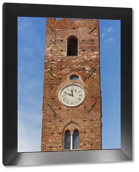 Civic tower, Noli, Province of Savona, Liguria, Italy