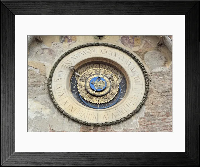 Framed Print : Clocktower, Mantua, Lombardy, Italy Framed Print : Clocktower, Mantua, Lombardy, Italy