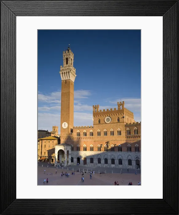 Framed Print : Palazzo Publico & Piazza del Campo, Siena, Tuscany, Italy Framed Print : Palazzo Publico & Piazza del Campo, Siena, Tuscany, Italy