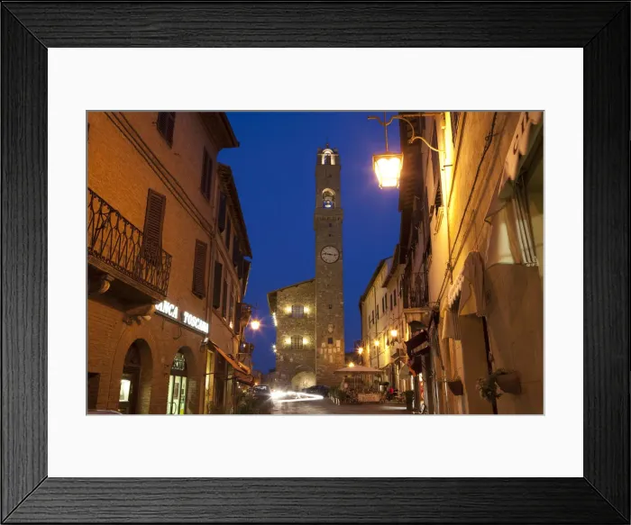 Framed Print : Palazzo dei Priori & Palazzo Pretorio, Montalcino, Tuscany, Italy Framed Print : Palazzo dei Priori & Palazzo Pretorio, Montalcino, Tuscany, Italy