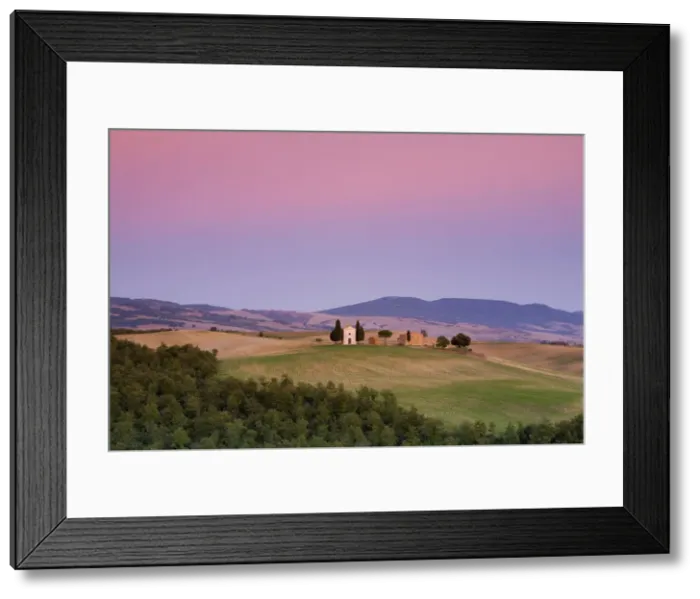 Framed Print : Chapel San Quirico, Val d Orcia, Tuscany, Italy Framed Print : Chapel San Quirico, Val d Orcia, Tuscany, Italy