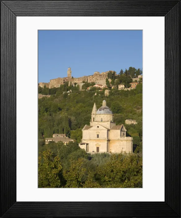 Framed Print : Montepulciano, Tuscany, Italy Framed Print : Montepulciano, Tuscany, Italy