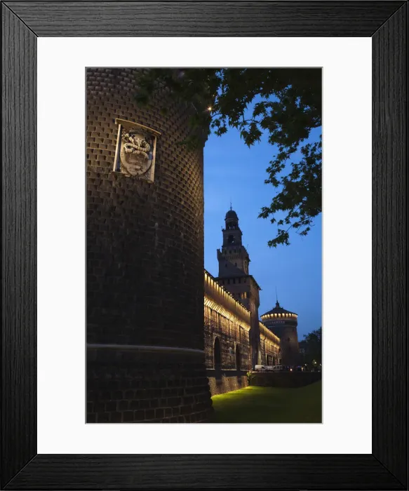 Framed Print : Italy, Lombardy, Milan, Castello Sforzesco castle Framed Print : Italy, Lombardy, Milan, Castello Sforzesco castle