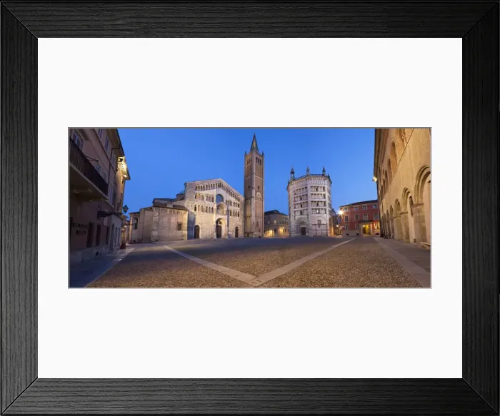 Framed Print : Duomo (Cathedral) and Baptistry, Parma, Emilia-Romagna, Italy Framed Print : Duomo (Cathedral) and Baptistry, Parma, Emilia-Romagna, Italy