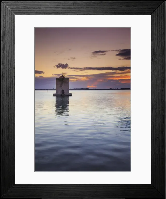 Framed Print : Italy, Tuscany, Orbetello, old windmill