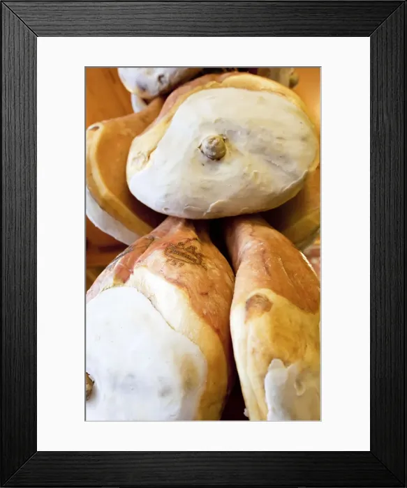 Framed Print : Parma ham, Bologna, Emilia Romagna, Italy