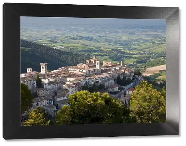 view of Arcevia, Marche, Italy