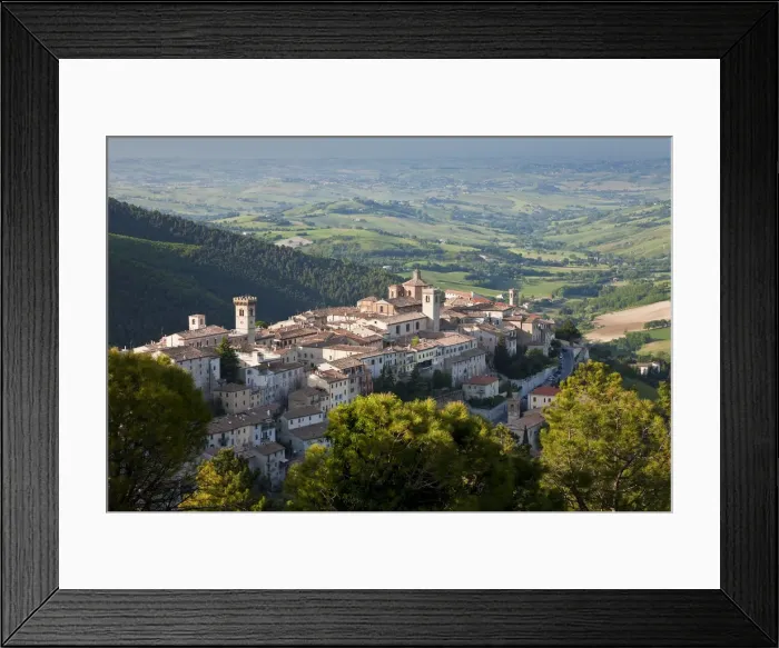 Framed Print : view of Arcevia, Marche, Italy Framed Print : view of Arcevia, Marche, Italy