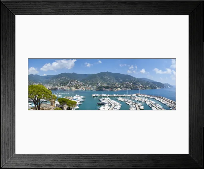Framed Print : Marina of Rapallo, Riviera di Levante, Liguria, Italy Framed Print : Marina of Rapallo, Riviera di Levante, Liguria, Italy
