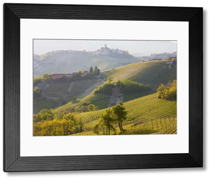 Framed Print : View to Serralunga d Alba, Piedmont (or Piemonte or Piedmonte), Italy Framed Print : View to Serralunga d Alba, Piedmont (or Piemonte or Piedmonte), Italy