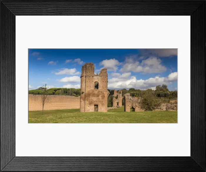 Framed Print : Italy, Lazio, Rome, Ancient Appian Way, Villa de Massenzio Framed Print : Italy, Lazio, Rome, Ancient Appian Way, Villa de Massenzio