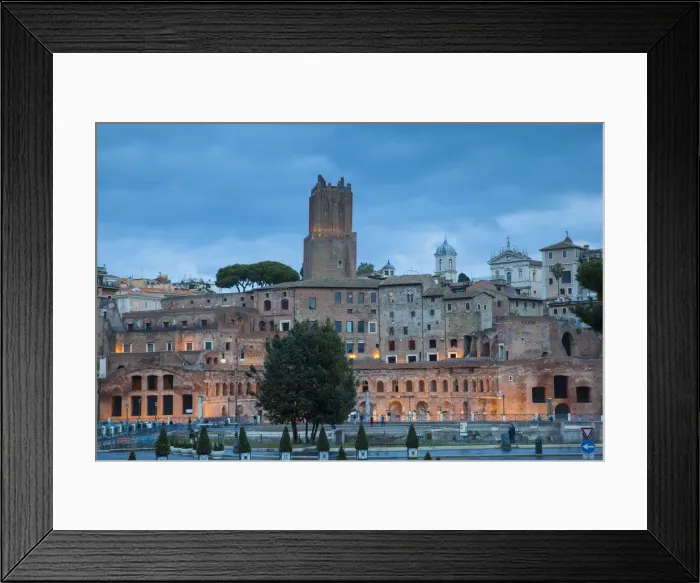 Framed Print : Italy, Lazio, Rome, View of Mercati di Traiano -Trajans market Framed Print : Italy, Lazio, Rome, View of Mercati di Traiano -Trajans market