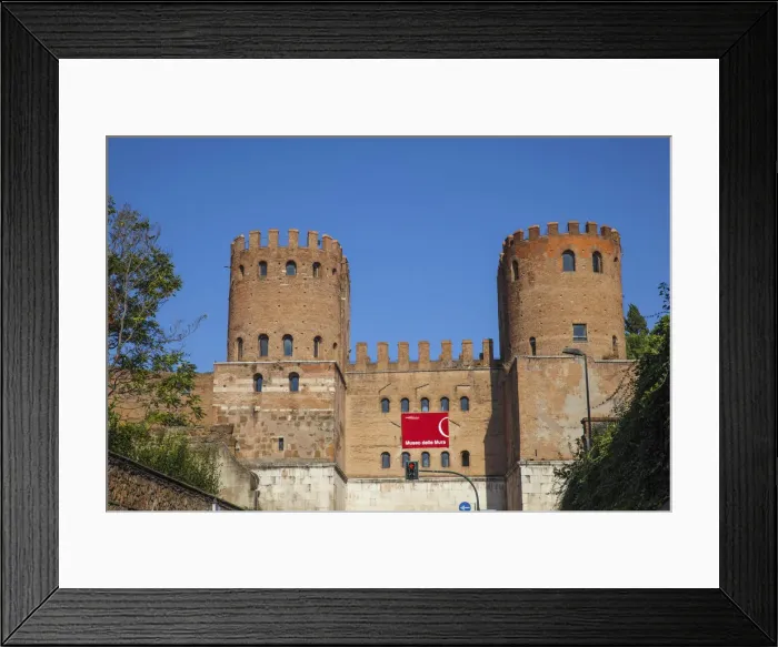 Framed Print : Italy, Lazio, Rome, Ancient Appian Way, San Sebastian Gate - Porta San Sebastiano Framed Print : Italy, Lazio, Rome, Ancient Appian Way, San Sebastian Gate - Porta San Sebastiano