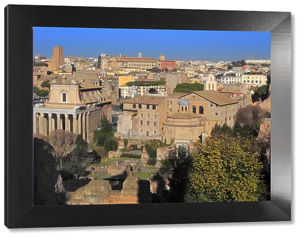 Cityscape from Palatine hill, Rome, Italy