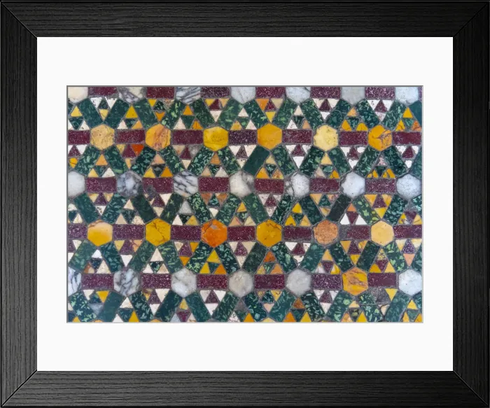 Framed Print : Italy, Rome, Santa Maria in Cosmedin Church, Floor tiles