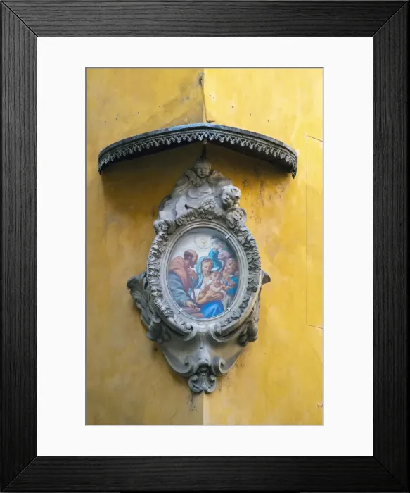 Framed Print : Italy, Lazio, Rome, Ponte, Madonna Street shrine, Madonna Stradarole or Edicola Sacra Framed Print : Italy, Lazio, Rome, Ponte, Madonna Street shrine, Madonna Stradarole or Edicola Sacra