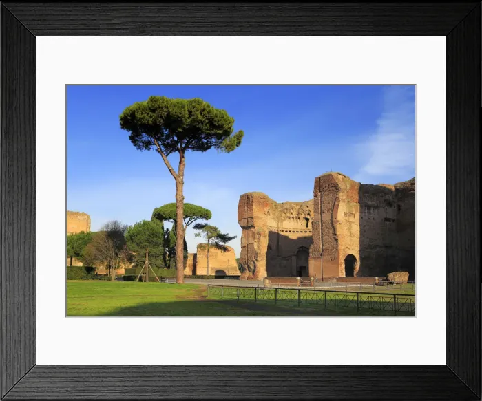 Framed Print : Baths of Caracalla (217), Rome, Italy Framed Print : Baths of Caracalla (217), Rome, Italy