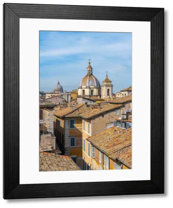 Framed Print : Italy, Lazio, Rome, Ponte, Church of San Salvatore in Lauro and St Framed Print : Italy, Lazio, Rome, Ponte, Church of San Salvatore in Lauro and St