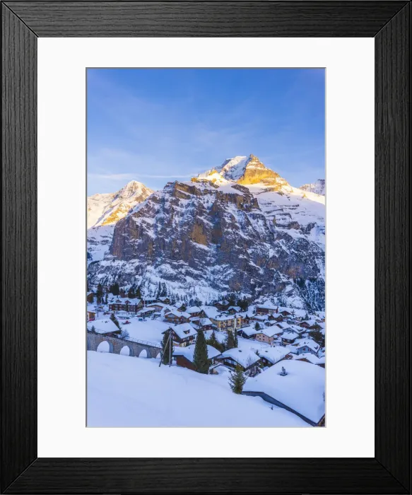Framed Print : Mürren, Berner Oberland, canton of Bern, Switzerland Framed Print : Mürren, Berner Oberland, canton of Bern, Switzerland