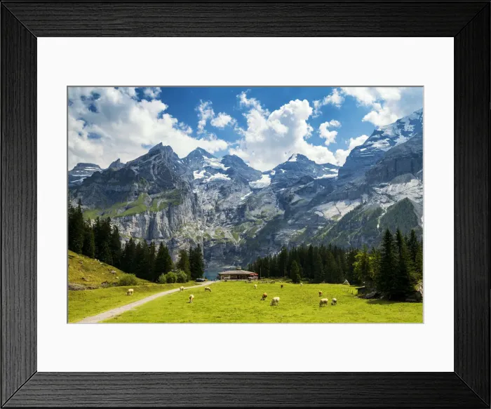 Framed Print : Bluemlisalp, Bernese Oberland, Switzerland