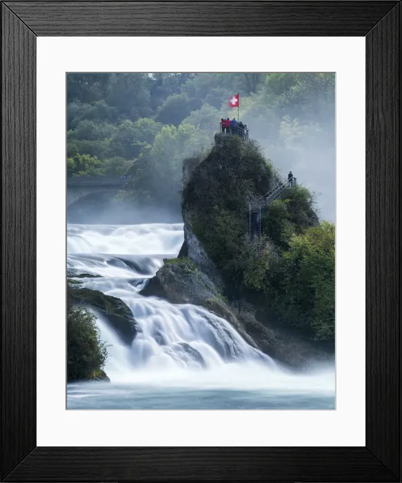 Framed Print : Rheinfall at Schaffhausen, Switzerland Framed Print : Rheinfall at Schaffhausen, Switzerland