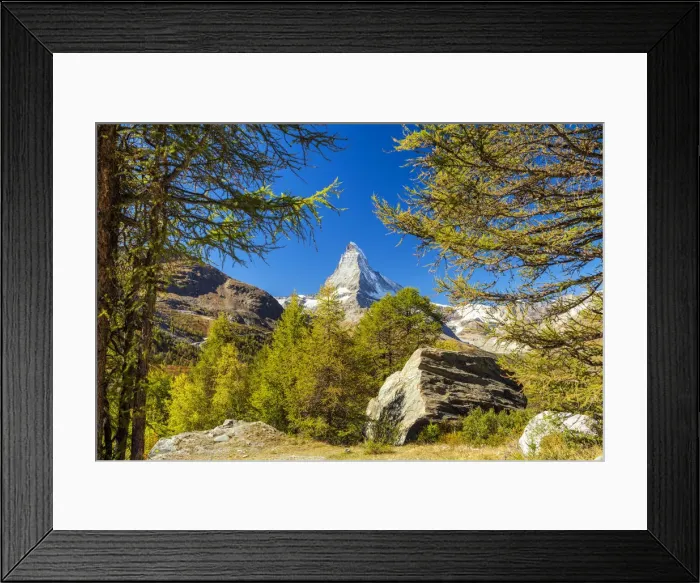 Framed Print : Matterhorn, Zermatt, Valais Region, Switzerland Framed Print : Matterhorn, Zermatt, Valais Region, Switzerland