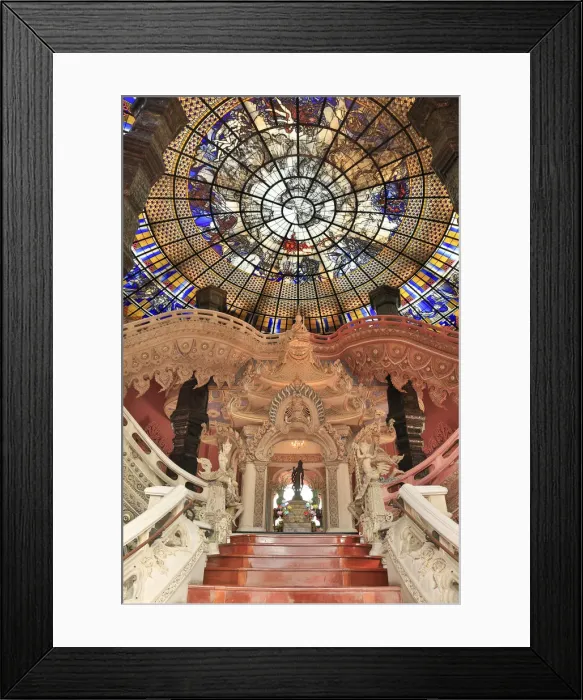 Framed Print : South East Asia, Thailand, Samut Prakan province, Erawan Museum, the middle room of Framed Print : South East Asia, Thailand, Samut Prakan province, Erawan Museum, the middle room of