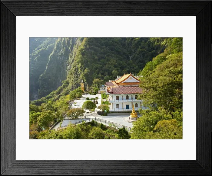 Framed Print : Asia, East Asia, Taiwan, Taichung county, Taroko Gorge National Park, The Hsiang-Te
