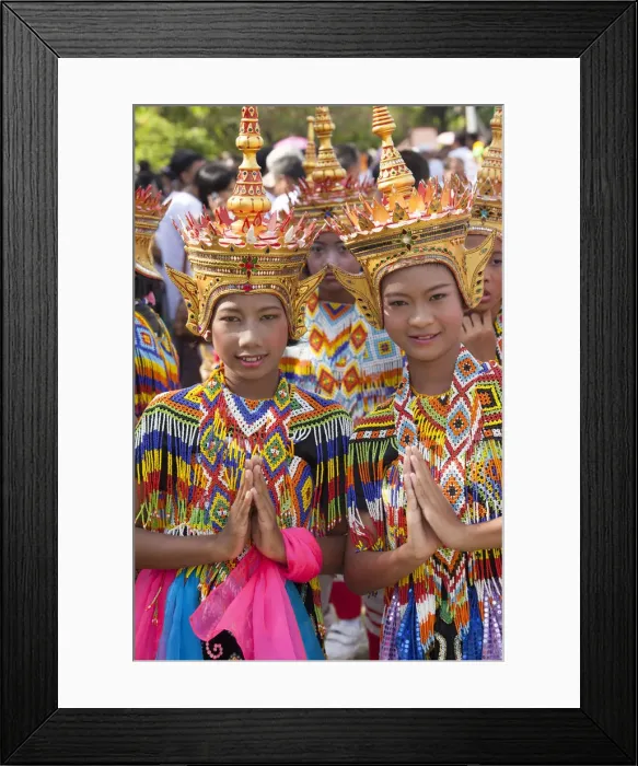 Framed Print : South East Asia, Thailand, Southern Thailand, Nakhon si Thammarat, beauty queens making Framed Print : South East Asia, Thailand, Southern Thailand, Nakhon si Thammarat, beauty queens making