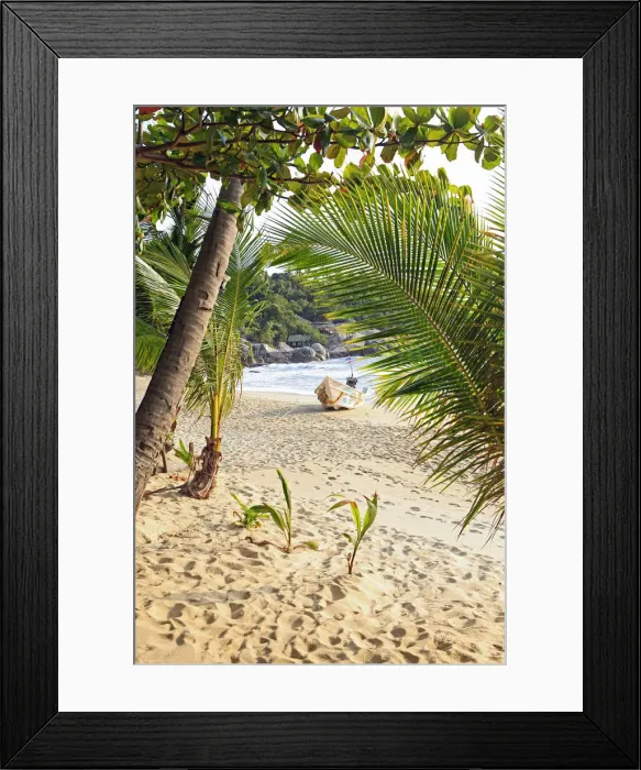 Framed Print : South East Asia, Thailand, Surat Thani Province, Ko Pha Ngan, Haad Yuan beach, view Framed Print : South East Asia, Thailand, Surat Thani Province, Ko Pha Ngan, Haad Yuan beach, view