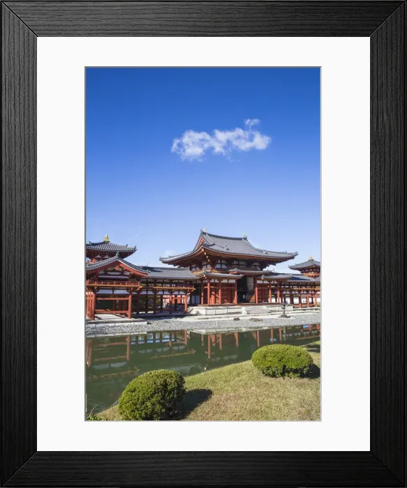Framed Print : Japan, Kyoto, Uji, Byodoin Temple