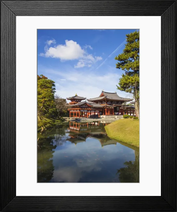 Framed Print : Japan, Kyoto, Uji, Byodoin Temple