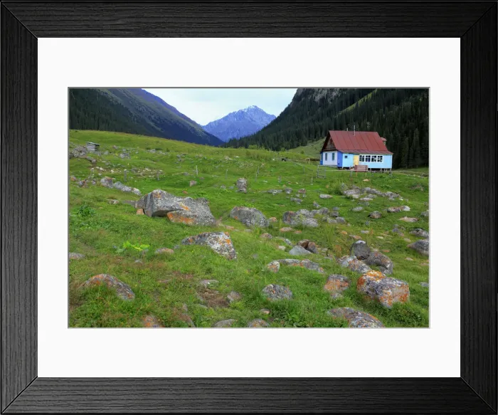 Framed Print : Altyn Arashan valley, Issyk Kul oblast, Kyrgyzstan Framed Print : Altyn Arashan valley, Issyk Kul oblast, Kyrgyzstan