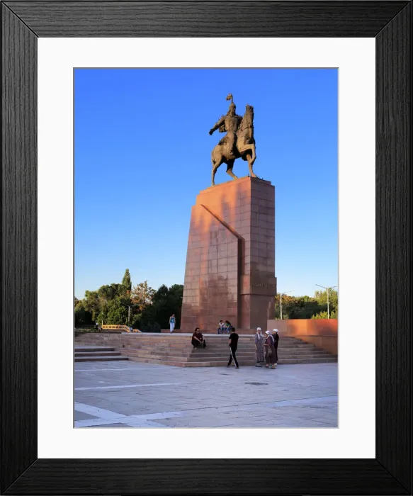 Framed Print : Manas monument, Bishkek, Kyrgyzstan Framed Print : Manas monument, Bishkek, Kyrgyzstan
