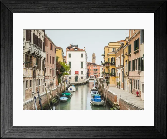 Framed Print : Rio de San Vio, Dorsoduro, Venice, Veneto, Italy