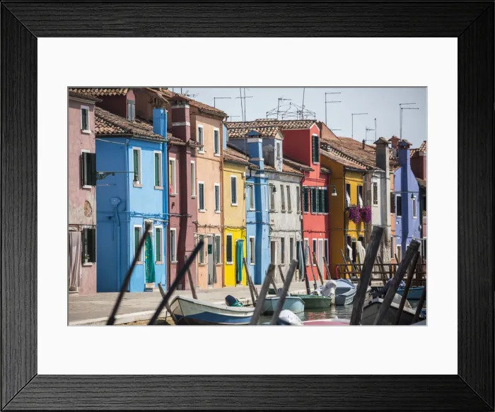 Framed Print : Burano, Venice, Veneto, Italy