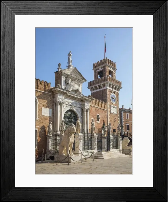 Framed Print : Arsenale, Castello, Venice, Veneto, Italy