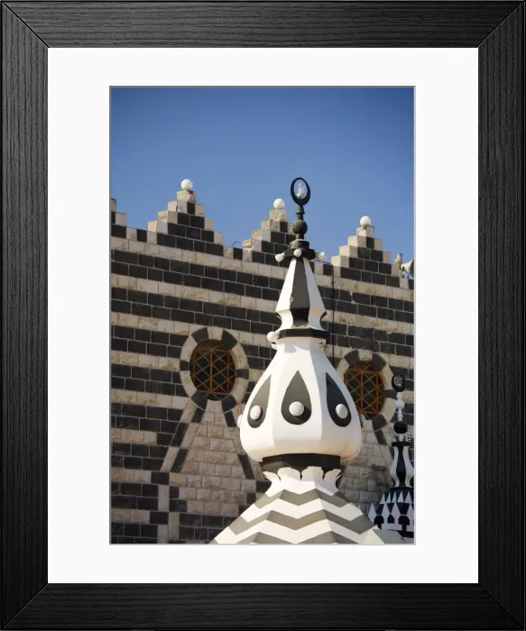 Framed Print : Abu Darwish Mosque, Amman, Jordan Framed Print : Abu Darwish Mosque, Amman, Jordan